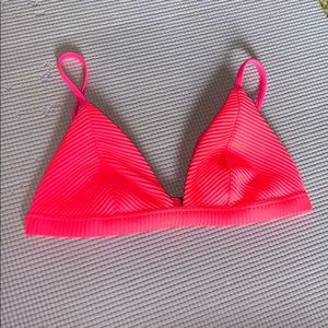 Hollister triangle bikini top